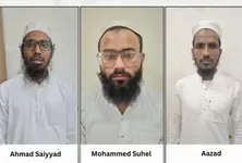 Three suspected ISIS linked terrorists nabbed near Gandhinagar by Gujarat ATS
