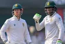 2nd Test: Muthusamy’s 109, Jansen’s 93 take South Africa to 489 against India