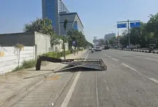 Two riders injured after Commonwealth Games banner collapses in Ahmedabad