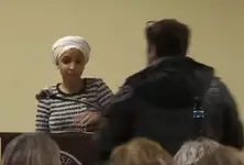 US lawmaker Ilhan Omar sprayed with unknown substance during Minneapolis town hall