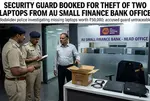 Security guard booked after two laptops go missing from AU Small Finance Bank Office