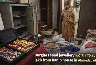 Burglars decamp with jewellery worth ₹5.75 lakh from Ranip house in Ahmedabad