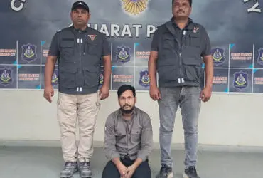 Ahmedabad Crime Branch arrests history-sheeter behind Ranip post office burglary; pistol, cartridges recovered
