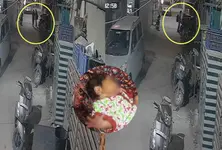 Newborn abandoned in pani puri cart near Indira Bridge in Ahmedabad, 2 women caught on CCTV