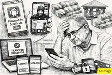 Retired bank manager loses ₹10 lakh in APK scam during pension verification fraud in Vadodara