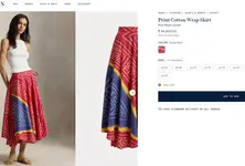 Ralph Lauren bandhani skirt sparks debate
