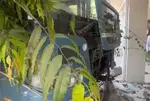 BRTS bus rams into building in Chandkheda after driver collapses at wheel; no casualties reported