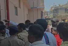 Clash at Kubernagar polling booth as BJP, Congress workers face off during AMC elections