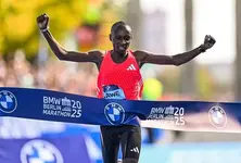 Kenya's Sabastian Sawe breaks marathon world record at London Marathon