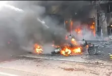 Fire breaks out at gym in Ahmedabad’s Shangrila-2 arcade, several rescued, vehicles gutted