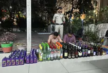 Two brothers caught ferrying liquor worth ₹3.26 lakh in Ahmedabad