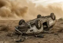 Two of family killed, 7 injured as car overturns during low visibility in Kutch