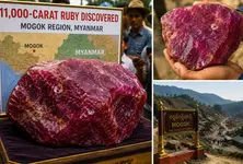 11,000-carat ruby discovered in Myanmar’s famed Mogok region