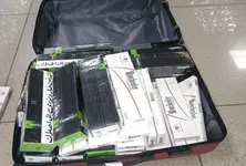 16,600 foreign cigarettes seized at Ahmedabad airport from two passengers arriving from Abu Dhabi