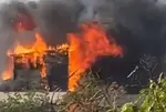 Massive blaze at wax factory in Santej Industrial area of Ahmedabad injures three