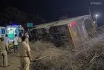 Two women killed, several injured as bus overturns near Gondal