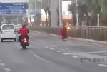 Woman booked after allegedly running with burning object on Ahmedabad road