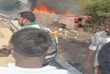 Two buses collide on highway near Surat, 5 killed