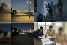Ten riverfront street lights worth ₹1.4 lakh stolen near Gandhi bridge