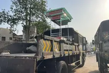 AMC team removes encroachment, clear illegal parking in Thakkarbapa Nagar