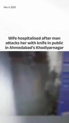 Man attacks wife with knife in public in Ahmedabad, woman hospitalised