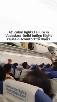 Passengers endure discomfort after AC failure aboard Vadodara-Delhi IndiGo flight