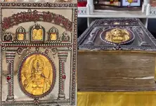 Surat Ram devotee unveils Ramayana written in gold, adorned with diamonds
