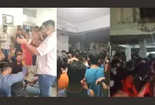 Central University of Gujarat students protest after student beaten up by locals