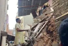 Old house collapses in Ahmedabad’s Ghee Kanta area, four feared trapped