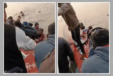 8 people fall in Mahisagar after boat capsizes, all rescued safely