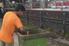 Video of railway cleaning staff throwing garbage on track in Gujarat sparks outrage